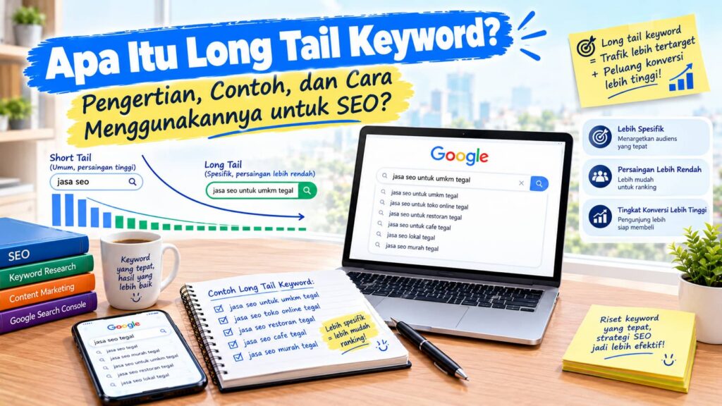 Apa itu long tail keyword, pengertian, contoh, dan cara menggunakannya untuk SEO